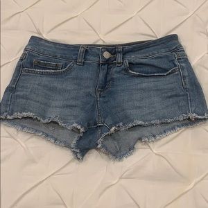 Victoria Secret Pink Lowrise Jean Shorts (0)